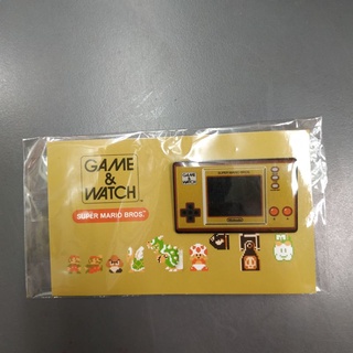 DSC☆日版 Game&Watch 造型 超級瑪利歐 Mario 特典 徽章 胸章 任天堂 收藏 官方 正版 全新 現貨