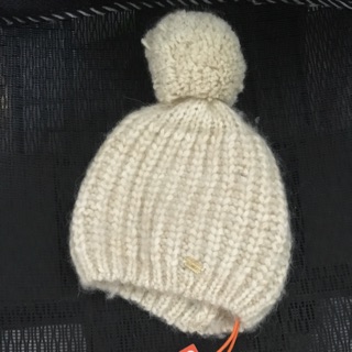 Superdry 極度乾燥 毛帽 帽子 米 杏 全新 正品