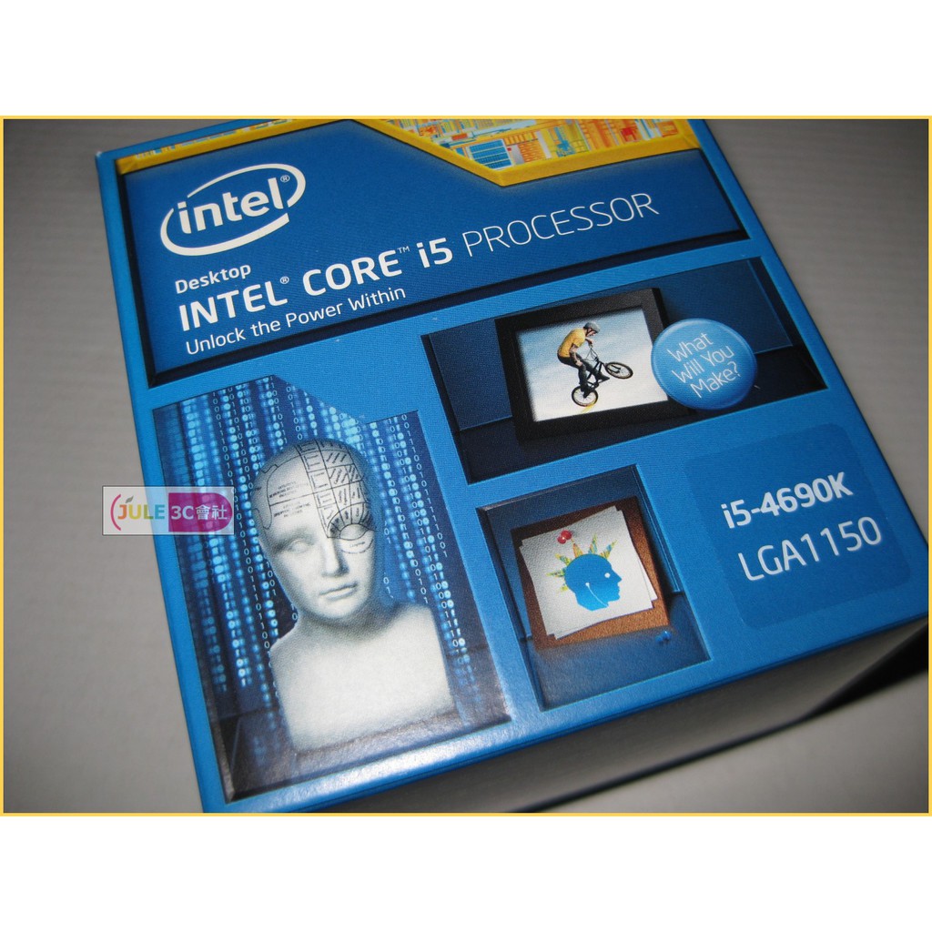 JULE 3C會社-Intel Core i5 4690K 四核/HD4600/第四代/全新盒裝/保內/1150 CPU