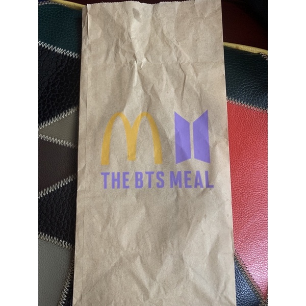 麥當勞的BTS紙袋！