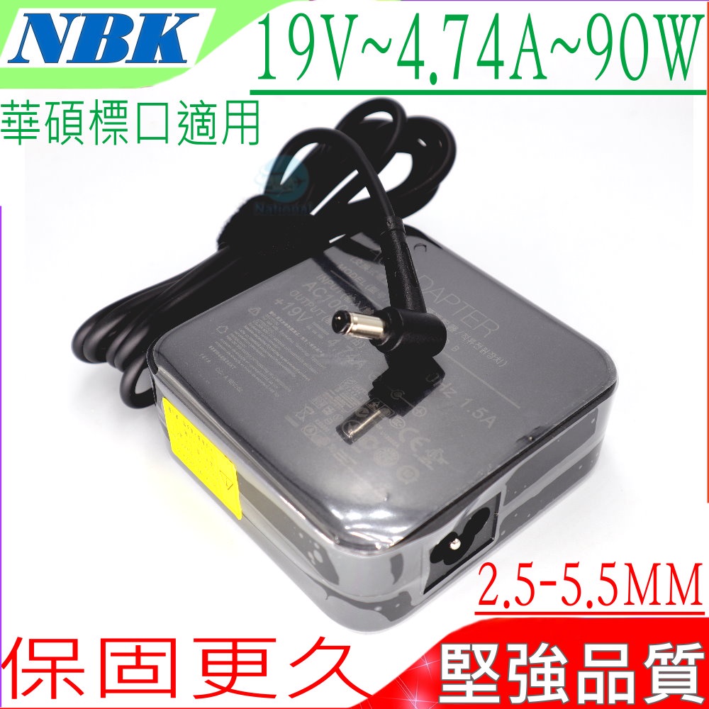 ASUS 19V，4.74A，90W 充電器 華碩 R507,R406,R407,R408,S301,S401,S405