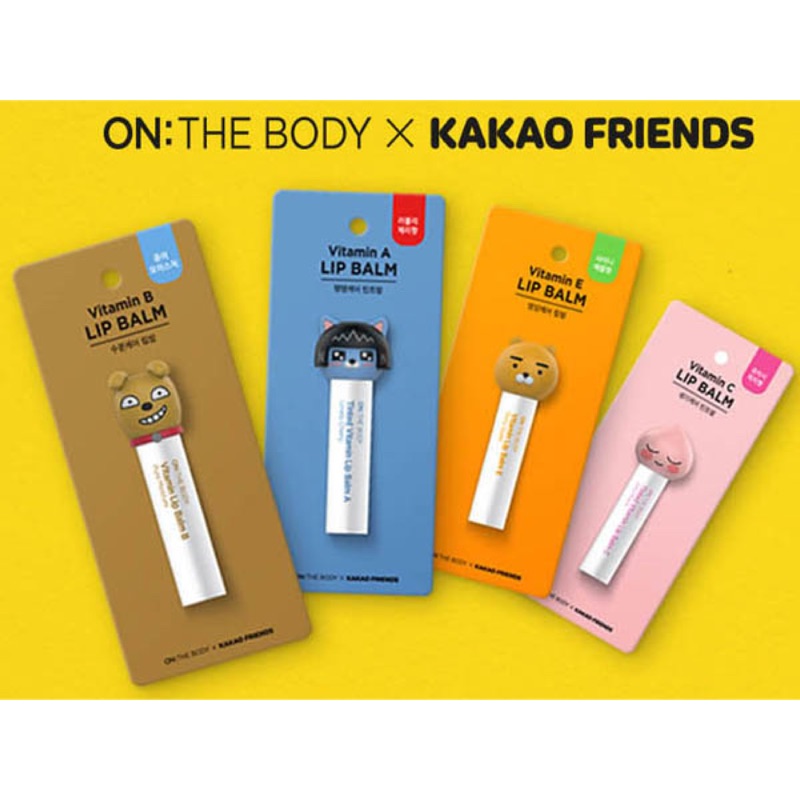 韓國 On The Body x KAKAO FRIENDS~維他命A護唇膏