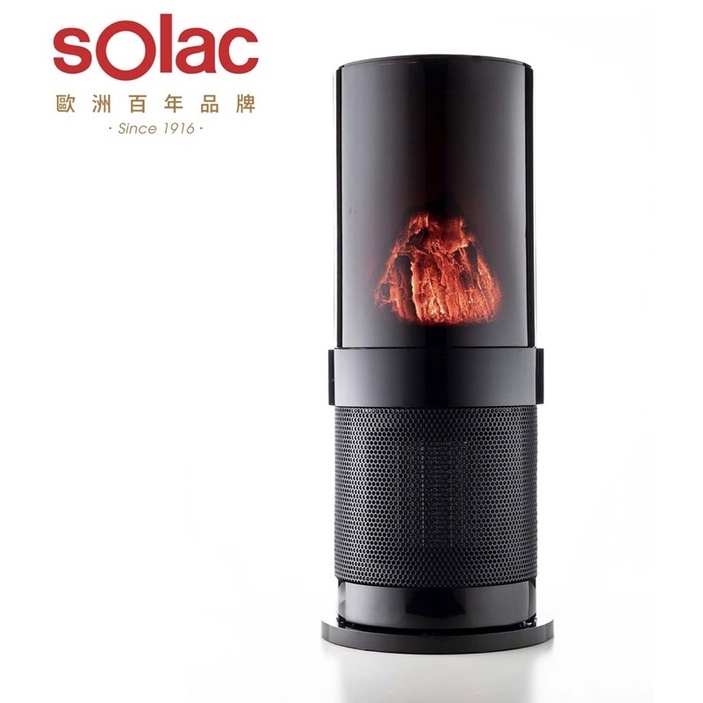 sOlac西班牙3D復古壁爐陶瓷電暖器 暖爐 省電恆溫 防傾倒
