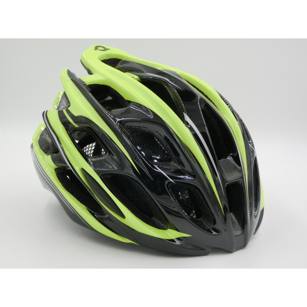 【CORSA】 FX2 輕量級 INMOLD 26孔自行車安全帽 - 螢光黃/黑款 - L - Giant捷安特同款