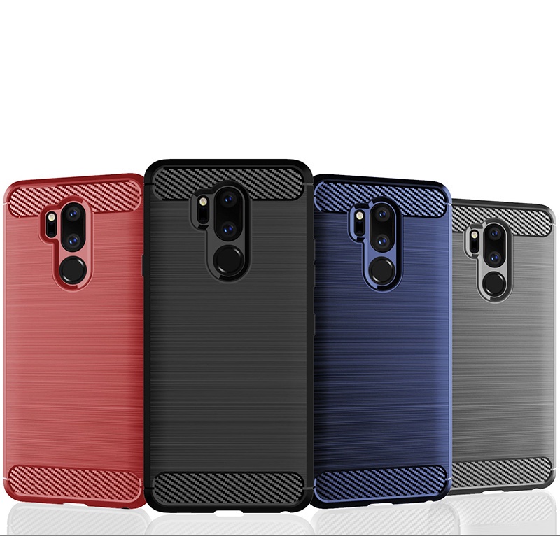 Google LG G7 手機殼 LG G7 Thinq 手機套 谷歌LGG7 G7+  商務 拉絲 防摔 軟套 保護套