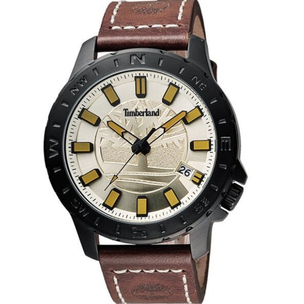 Timberland 天柏嵐 TBL.14647JSB/07 俐落時尚腕錶/白面46mm