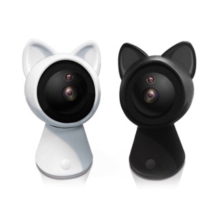 1080p高清廣角鏡 最新版無線智能貓耳監視器 紅外線夜視攝影機 Wifi監視器 App遠端監控 雙向對講 寵物神器