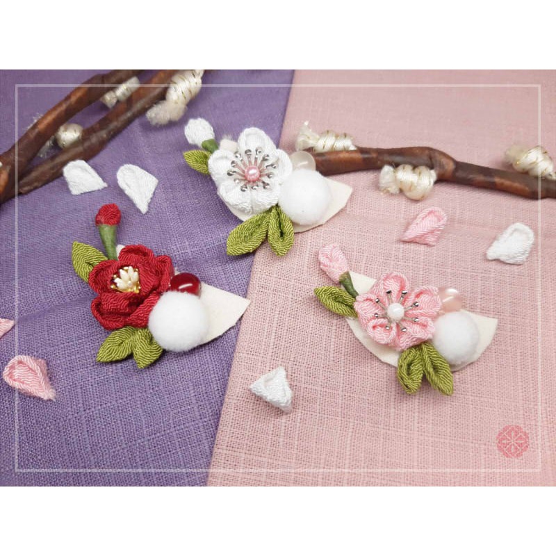 華緗閣 近春 胸針花梅花櫻花茶花五金飾品細工花 蝦皮購物