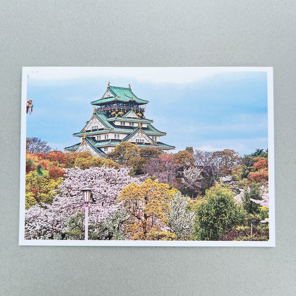 小時光製作所 明信片 日本 JAPAN 大阪 OSAKA 大阪城 天守閣 おおさかじょう 城堡 卡片 框畫 禮物