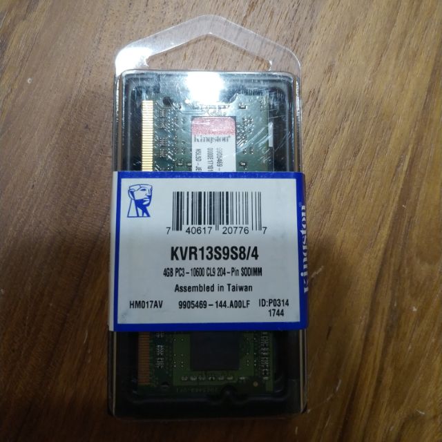 KVR13S9S8/4,DDR3-1333,4G,NB
