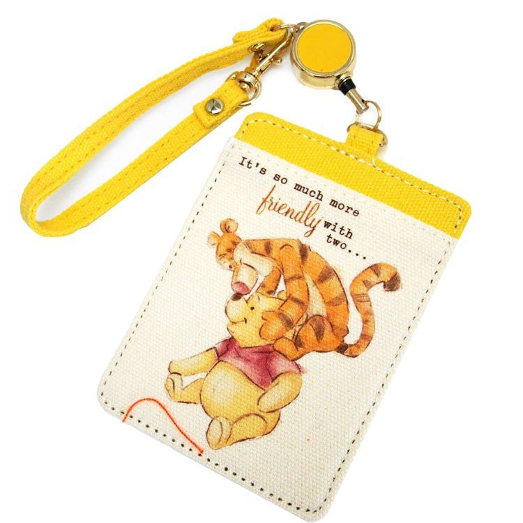 ♡ 松鼠日貨♡日本帶回 正版 小熊維尼 pooh 跳跳虎 伸縮  悠遊卡 票卡 票夾 現貨！