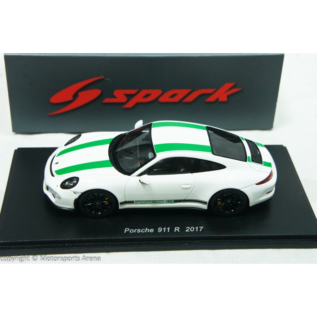 【現貨特價】樹脂 1:43 Spark Porsche 911 R 991 2017