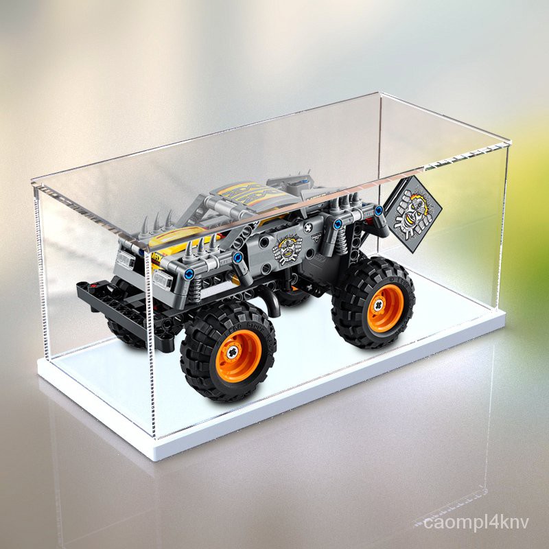 48H現貨【精品防塵盒】亞克力展示盒適用樂高42119MonsterJamMax-D越野車透明積木收納盒損壞包賠