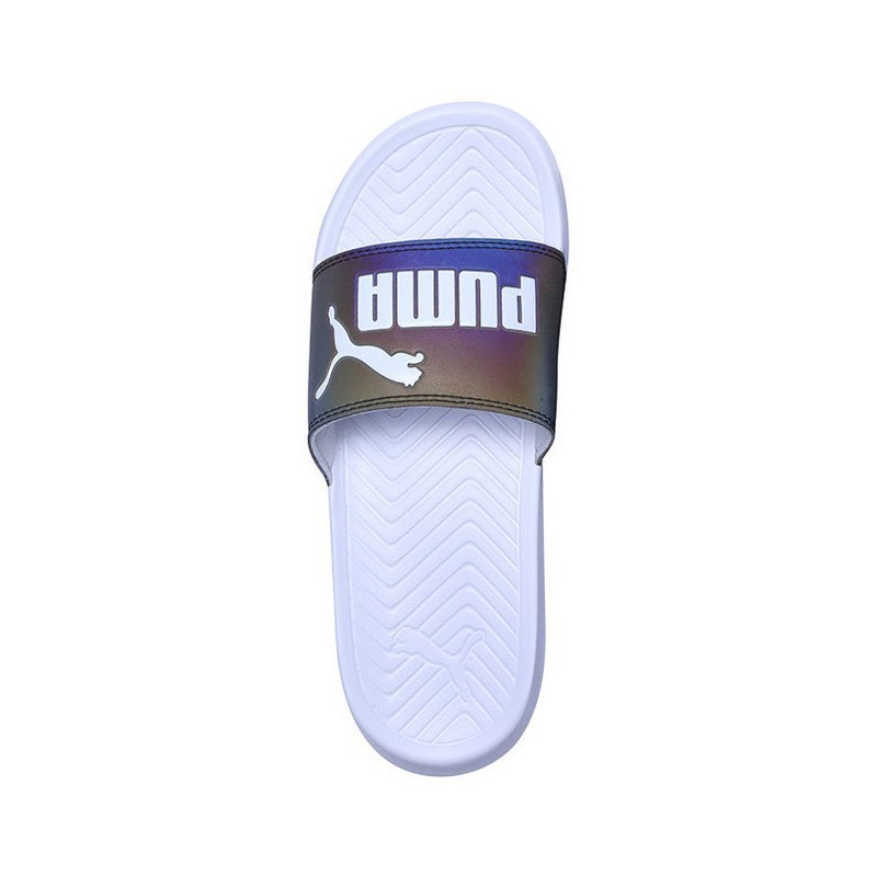 puma popcat swan slides