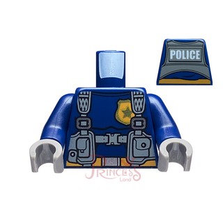 公主樂糕殿 LEGO 樂高 60246 CITY 杜克迪坦 身體 警察 服裝 深藍色 973pb3567c01 A232