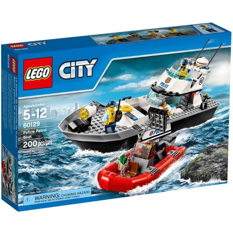 樂高  積木 LEGO 60129 警用 巡邏艇 偵防艇 海巡 全新未拆封 正版公司貨