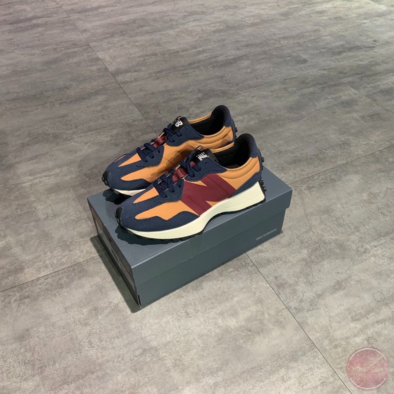 【 Hong__Store 】New Balance MS327TA 327TA 327 復古 麂皮 泰奶配色 酒紅
