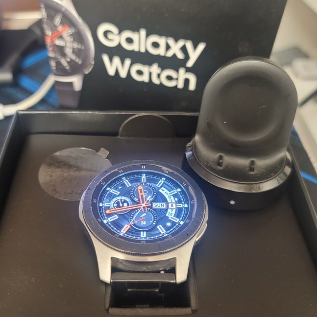 Samsung Galaxy Watch 智慧型手錶 LTE版 (46mm)-星燦銀 陶瓷錶帶