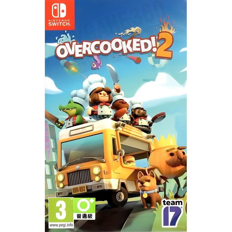 SWITCH遊戲片 OVERCOOKED!2 (二手)