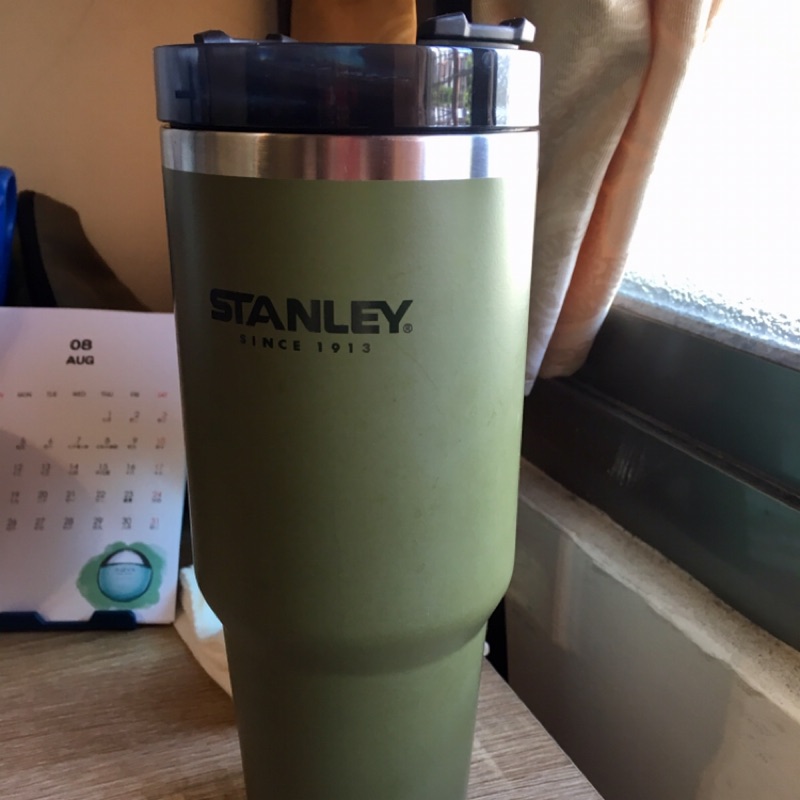 美國Stanley 冒險隨手真空保溫杯880ml 橄欖綠 環保杯