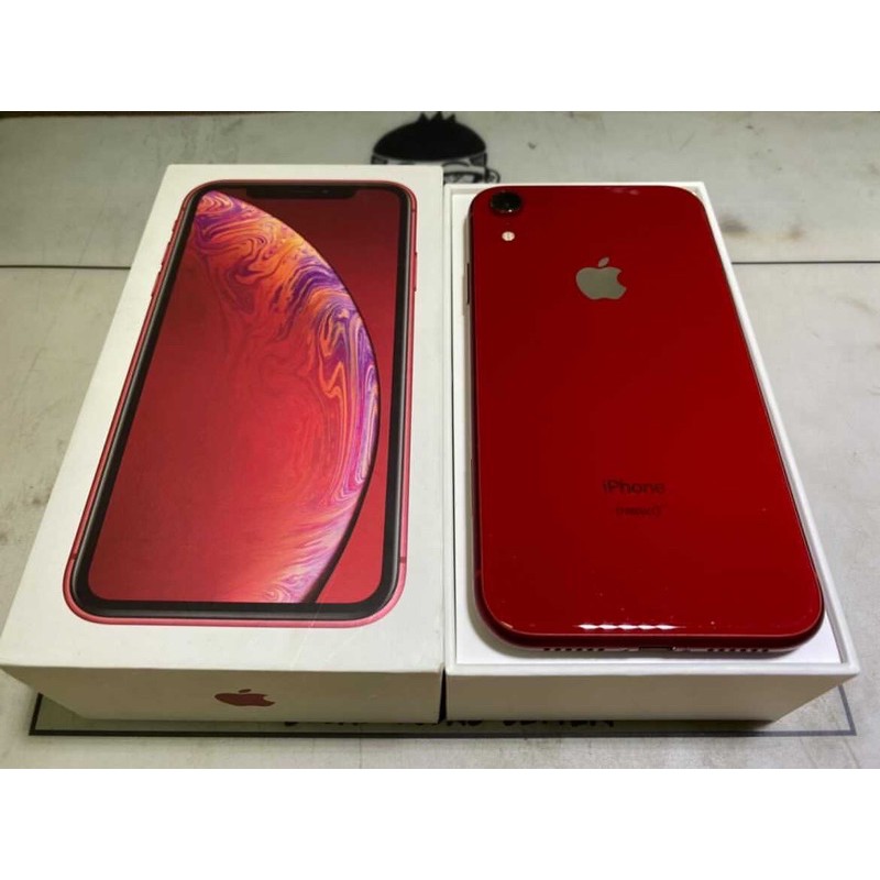 iPhoneXR128G盒裝配件紅色