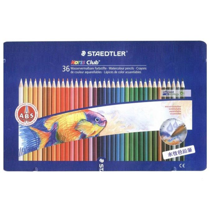 【STAEDTLER 】施德樓 水性色鉛筆組 36色(二手)