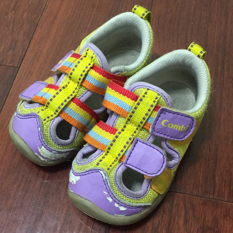 Combi 寶寶機能彩虹涼鞋