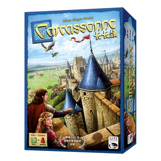 卡卡頌2.0 外文版附中規 新版 Carcassonne 2.0 附河流1+修道院長擴 台北陽光桌遊商城