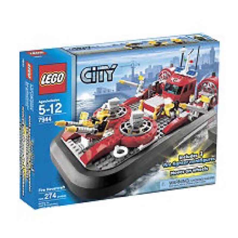 紅龍 樂高lego 7944 城市系列 海上消防船 蝦皮購物