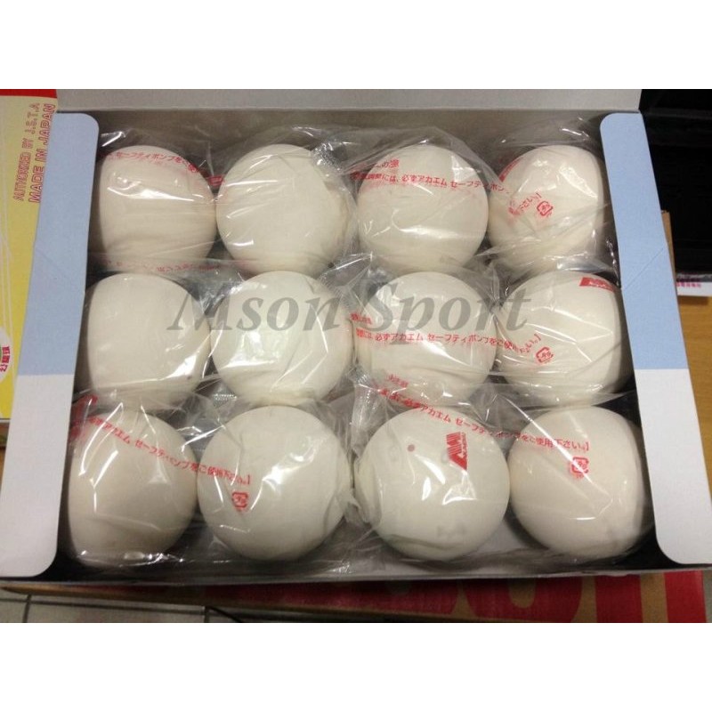 【曼森體育】全新日本 AKAEMU 軟式網球 一盒12顆裝特價 一打裝 軟網 網球