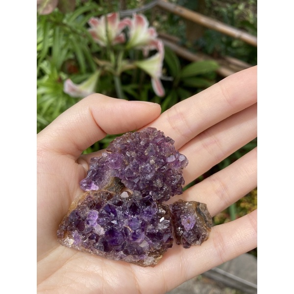 一小堆 碎 紫水晶簇 約74.7g