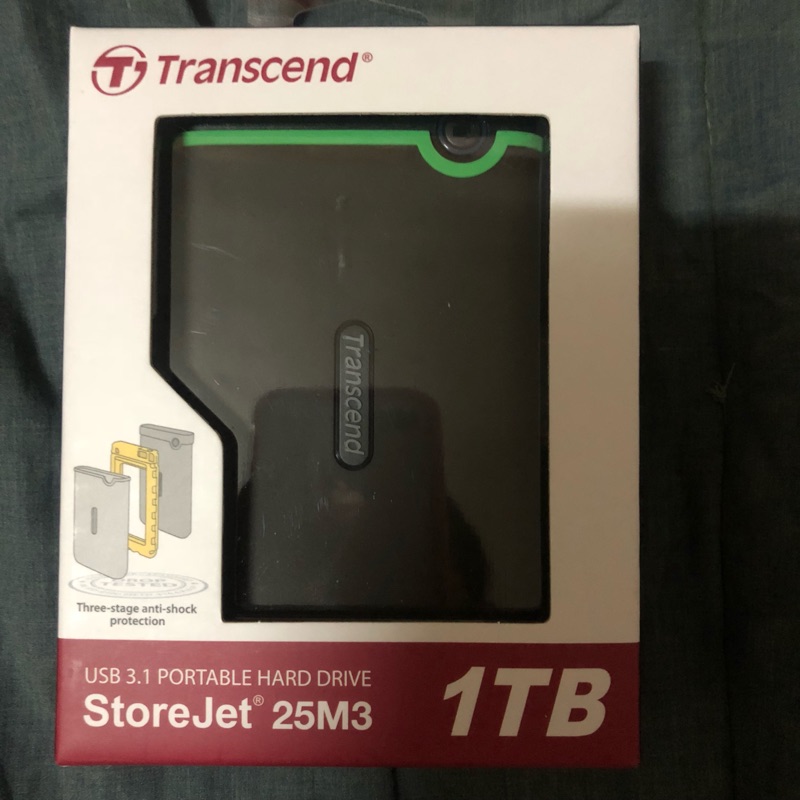 Transcend 25M3 1TB 隨身硬碟