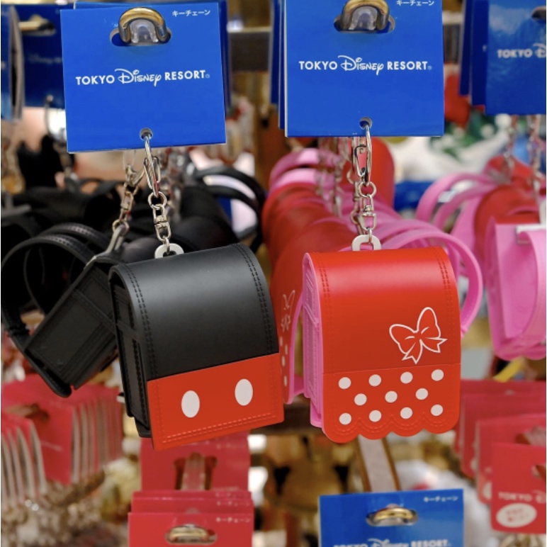 『現貨』東京迪士尼樂園 書包 造型 鑰匙圈 米奇 米妮 後背包 上學背包 吊飾玩偶 可背