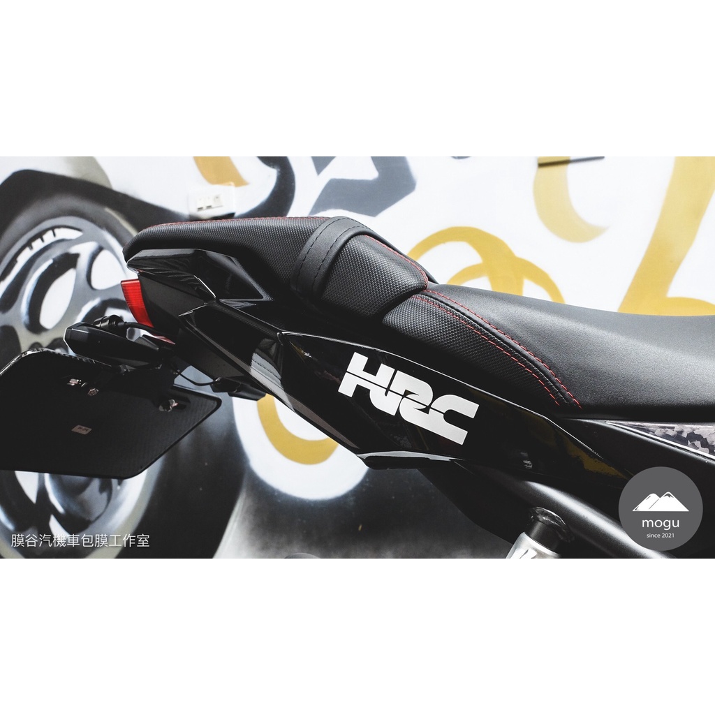 [膜谷包膜工作室]"HRC" Logo 貼紙 一組兩張 Honda 改裝