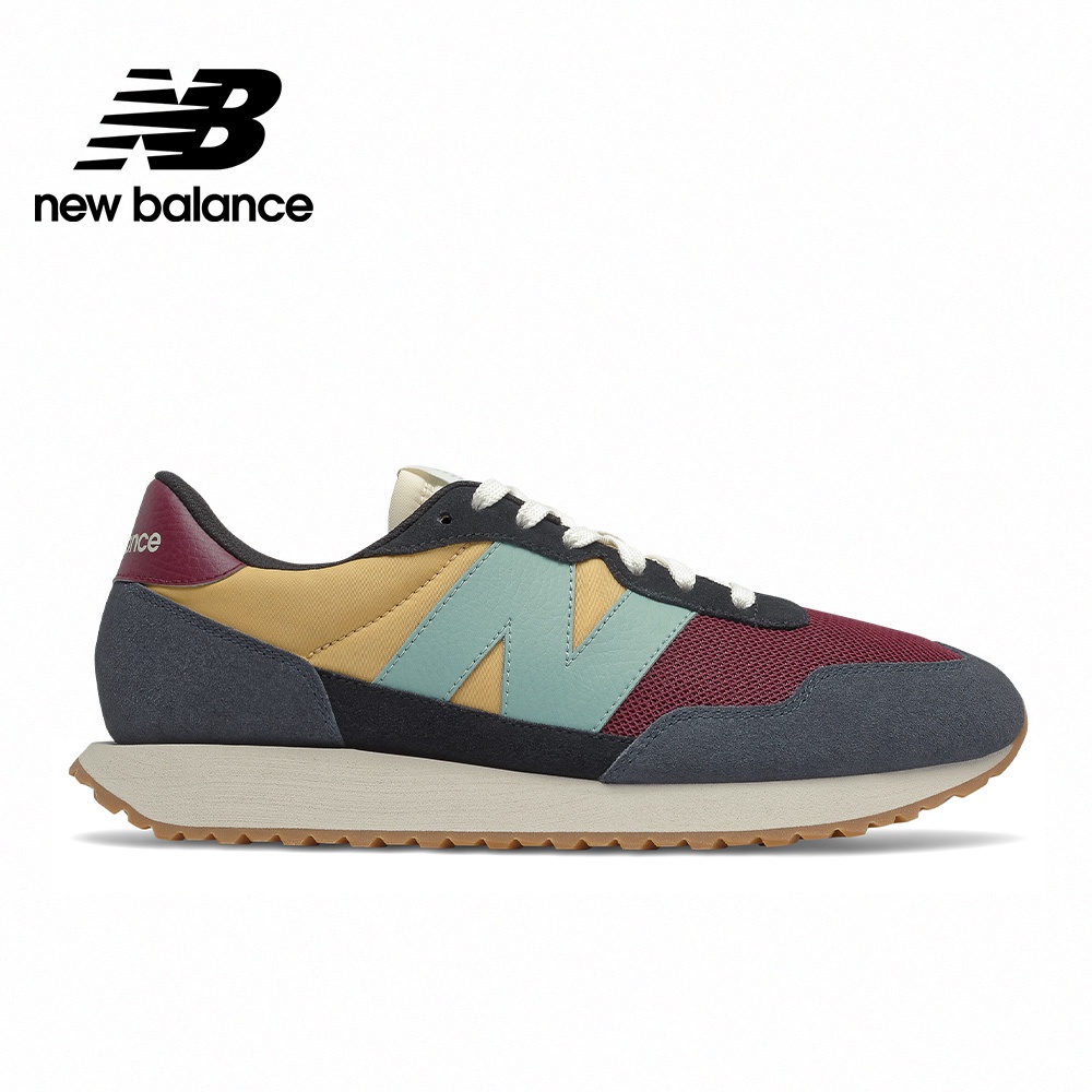 【New Balance】 NB 復古運動鞋_中性_黃綠紅_MS237HG1-D楦 237