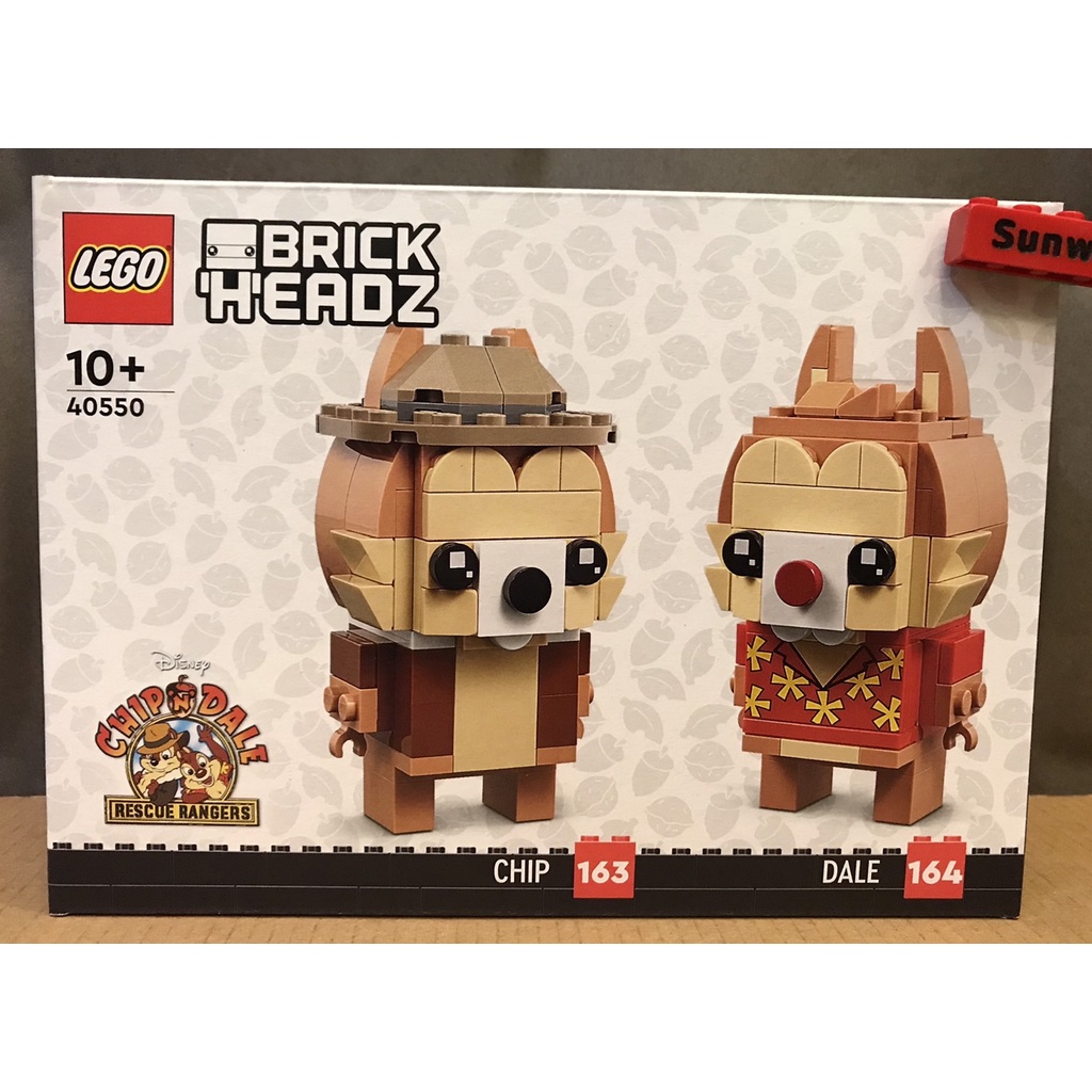 【積木2010】樂高 LEGO 40550 奇奇 蒂蒂 / 大頭人 BRICKHEADZ / 迪士尼 DISNEY