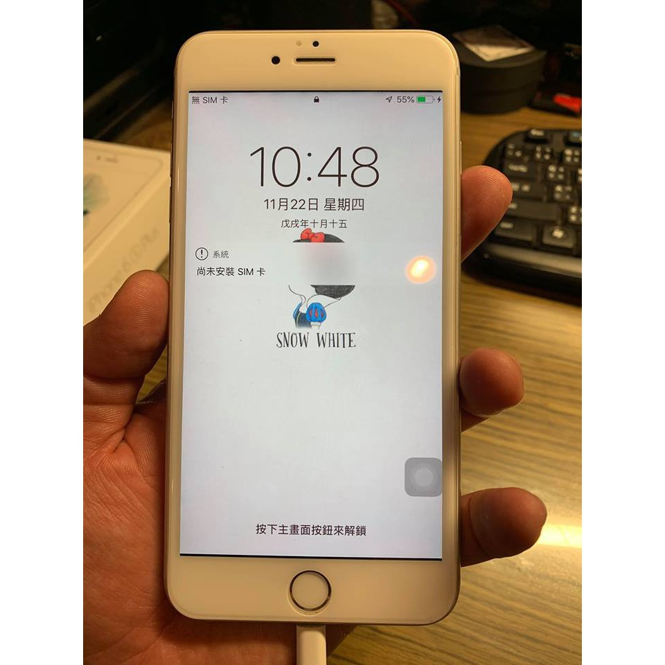 銀iPhone 6s 64g Plus 5.5 寸 2015年手機 ，i6s+ 64G