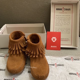 💯正品保證💯美國代購🇺🇸Minnetonka Boots童鞋 手工雙層流蘇短靴 幼兒短靴 莫卡辛 雷鳥