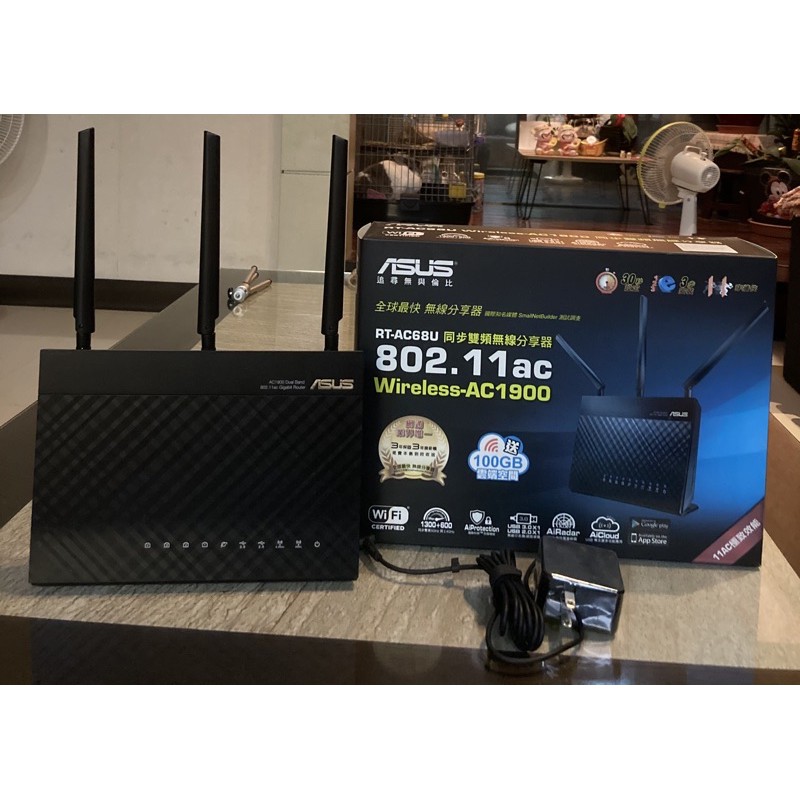 ASUS RT-AC68U AC1900 雙頻無線Gigabit 路由器