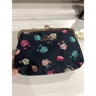 全新Laduree Paris正版玫瑰馬卡龍化妝包