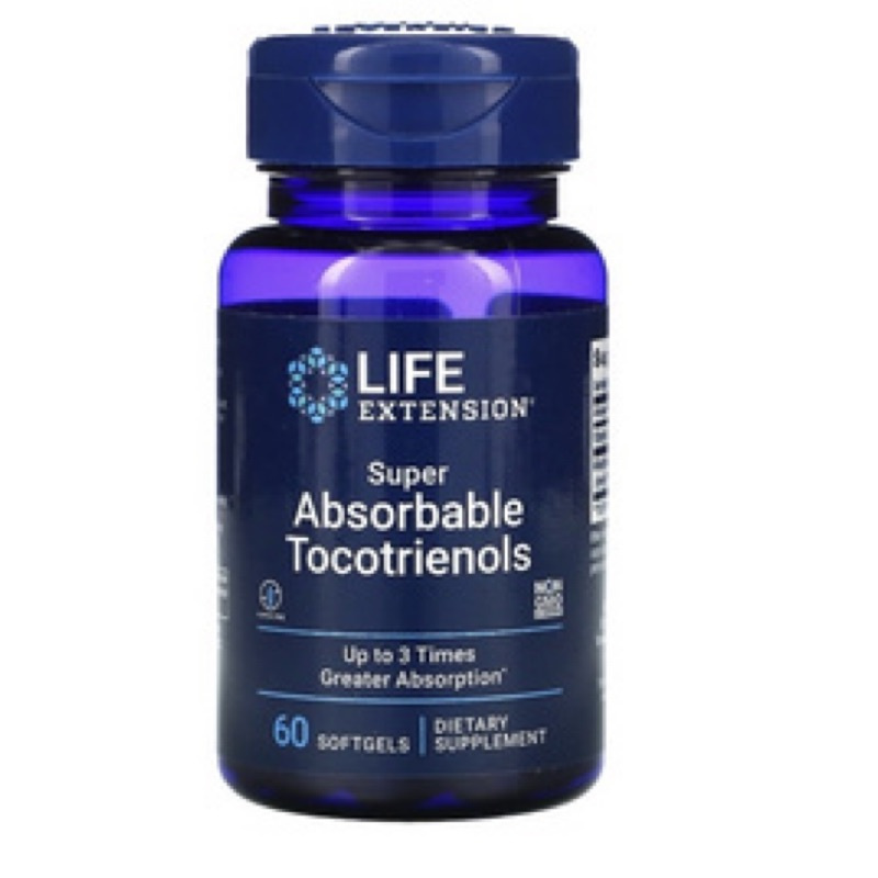 [兩罐免運] [現貨] Life Extension 三烯生育酚 Absorbable Tocotrienols 60顆