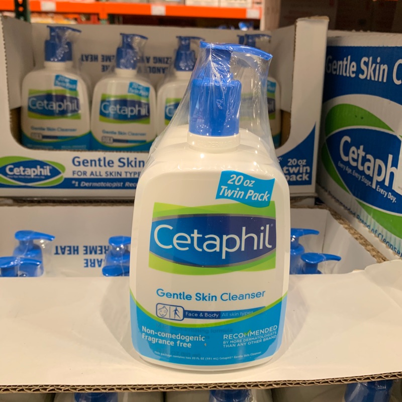 限時優惠‼️Costco代購 Cetaphil 舒特膚溫和臉部潔膚乳身體適用591毫升2入