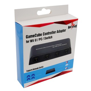 Mayflash 4埠 GC 遊戲手柄 轉換器 GameCube 手把 適配器 Nintendo Switch/Nin