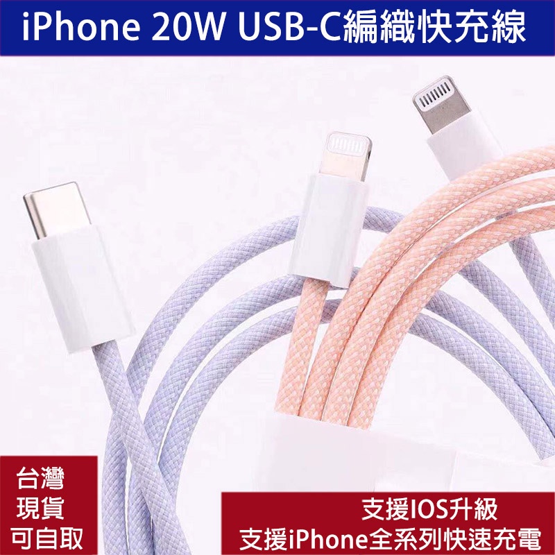 小米有品 雙TypeC 編織快充線 iPhone15 35W充電器 USB-C PD Lightning 充電線 傳輸線