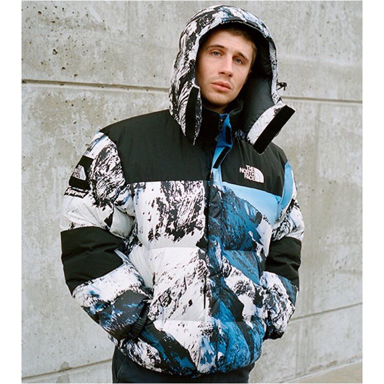 supreme x tnf mountain baltoro