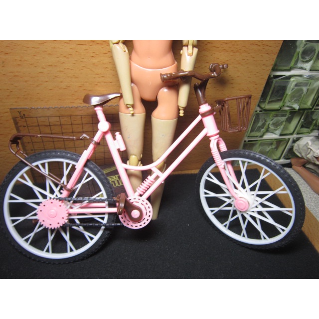 M1運輸裝備 mini模型1/6文青淑女型腳踏車一部(龍頭/踏板/輪子可動) 不是真人用的