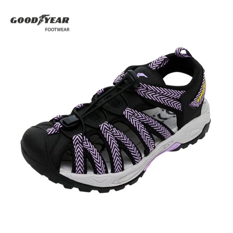 GOODYEAR｜女款水陸護趾涼鞋 運動涼鞋 休閒涼鞋 -紫色GAWS12637
