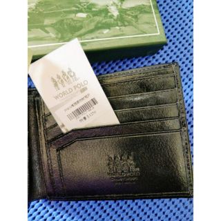 全新名牌POLO高雅荔枝紋短夾 男用皮夾 女用皮夾附盒 送禮自用兩相宜