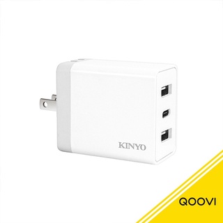 KINYO雙USB+Type-C充電器CUH5355