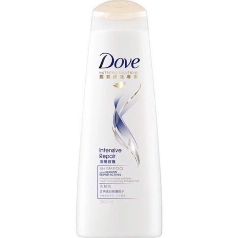 多芬深層修護/清柔水漾/直順修護洗髮乳 340ml Dove Shampoo